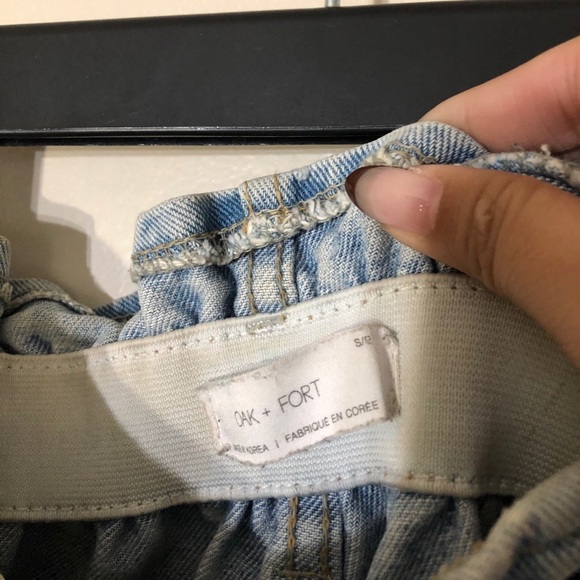 Oak + Fort Paper bag Jeans - Picture 5 of 5